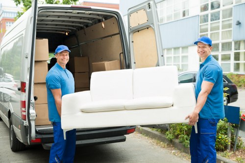 Removal truck ready for a local move in Shepherds Bush