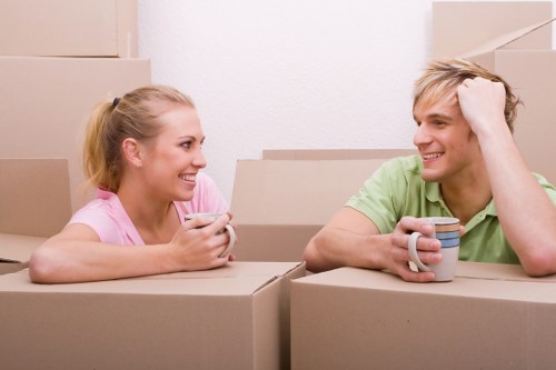Moving boxes and furniture for a local business relocation in Shepherds Bush