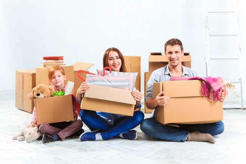 Careful loading of household furniture for a Shepherds Bush home relocation