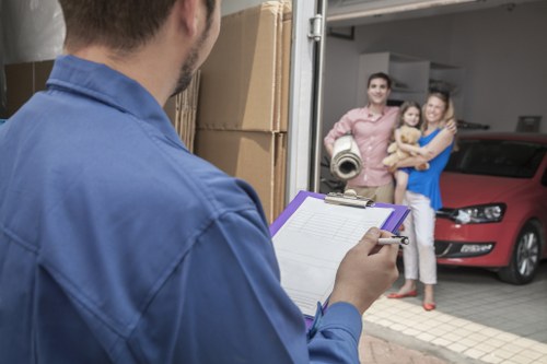 Man with a van service helping with a local move in Shepherds Bush